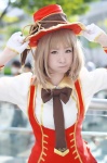 blonde_hair blouse cosplay gloves hat jumper makise_anji tagme_character tagme_series rating:Safe score:0 user:nil!