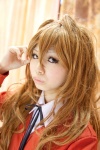 aisaka_taiga blazer blonde_hair blouse cosplay himemiya_mahore school_uniform toradora! rating:Safe score:0 user:pixymisa