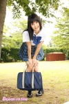 aoi_tsukasa blouse bookbag costume kneesocks pleated_skirt school_uniform skirt rating:Safe score:0 user:nil!
