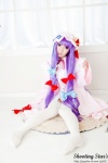 cosplay dress hat patchouli_knowledge purple_hair robe saku sweet_garden thighhighs touhou zettai_ryouiki rating:Safe score:0 user:nil!