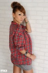 flannel_shirt hairbun miniskirt rq-star_396 sato_hina skirt tank_top rating:Safe score:0 user:nil!