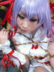 al_azif bound capture_the_spirits cosplay demonbane dress fuji_serika hair_ribbons purple_hair ribbons twintails rating:Safe score:0 user:nil!