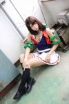 cosplay hairband itsuki_akira kantai_collection kneesocks maya_(kantai_collection) pleated_skirt sailor_uniform school_uniform skirt rating:Safe score:0 user:nil!