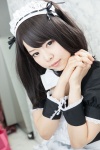 apron collar cosplay hairband ichinomiya_kanna maid maid_uniform original wristband rating:Safe score:0 user:pixymisa