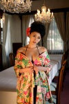 bikini_top cleavage hara_mikie kimono open_robe summer_vision swimsuit rating:Safe score:0 user:nil!