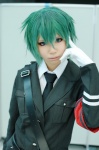 akira_(togianu) armband blazer cosplay crossplay dress_shirt gloves green_hair himemiya_mahore tie togainu_no_chi uniform rating:Safe score:0 user:nil!