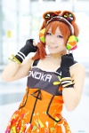 cosplay dress fingerless_gloves headphones kousaka_honoka love_live!_school_idol_project mona orange_hair side_ponytail rating:Safe score:0 user:nil!