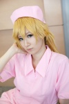 blonde_hair cosplay keishi nurse nurse_cap nurse_uniform panty_(psg) panty_&_stocking_with_garterbelt rating:Safe score:0 user:pixymisa
