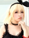 blonde_hair collar cosplay dress hairbow kurinika original rating:Safe score:0 user:nil!