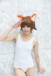 animal_ears cat_ears cosplay miyafuji_yoshika strike_witches swimsuit utateika-na rating:Safe score:0 user:pixymisa