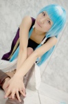 blue_hair boots cosplay hairband ibara kannagi nagi pleated_skirt skirt tank_top rating:Safe score:0 user:nil!