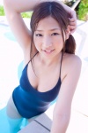 cleavage one-piece_swimsuit pool sayama_ayaka swimsuit twintails wet rating:Safe score:3 user:nil!