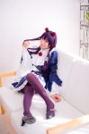 blouse cosplay gokou_ruri hairband mashiro_yuki miniskirt ore_no_imouto_ga_konna_ni_kawaii_wake_ga_nai pantyhose purple_hair purple_legwear shawl skirt rating:Safe score:0 user:nil!