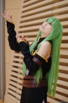 cc code_geass cosplay detached_sleeves dress green_hair shorts soul rating:Safe score:0 user:nil!