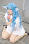 blue_hair cosplay dress hairband harumiya_yun pantyhose pokeball pokemon vaporeon rating:Safe score:1 user:nil!