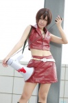 boots cosplay default_costume koi_wa_sensou_(vocaloid) megaphone meiko midriff miniskirt pantyhose skirt uzuki vest vocaloid rating:Safe score:1 user:nil!