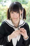 cosplay fukuzawa_yumi hair_ribbons maria-sama_ga_miteru rosary sailor_uniform school_uniform tagme_model twintails rating:Safe score:0 user:nil!