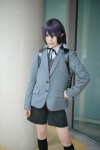 backpack black_shorts blazer blouse cosplay kneesocks mashiro_ayaki purple_hair shorts tagme_character tagme_series rating:Safe score:1 user:nil!