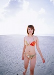 beach bikini cleavage iwasa_mayuko ocean side-tie_bikini swimsuit rating:Safe score:1 user:nil!