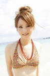 beach bikini_top cleavage ocean sasaki_nozomi swimsuit vyj_100 rating:Safe score:1 user:nil!