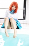 blouse cosplay higurashi_ran love_live!_school_idol_project m_vol.1 nishikino_maki panties pleated_skirt pool red_hair school_uniform skirt wet rating:Safe score:6 user:nil!