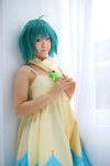 ahoge aqua_hair cosplay dress kousaka_yun macross macross_frontier ranka_lee scarf twintails rating:Safe score:0 user:nil!