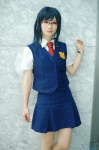 ano_hi_mita_hana_no_namae_wo_bokutachi_wa_mada_shiranai blouse blue_hair cosplay glasses mumu pleated_skirt school_uniform skirt tie tsurumi_chiriko vest rating:Safe score:0 user:nil!