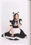 animal_ears apron aya_rie cat_ears costume dress maid maid_uniform pantyhose tanaka_rie rating:Safe score:1 user:nil!