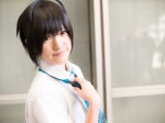 blouse cosplay idolmaster kikuchi_makoto tie tsubasa_(iii) rating:Safe score:0 user:pixymisa