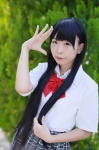 blouse cosplay pleated_skirt sakuya school_uniform skirt tagme_character tagme_series rating:Safe score:0 user:nil!