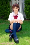 blouse bookbag kanon_(ii) kneesocks pleated_skirt school_uniform skirt rating:Safe score:0 user:nil!