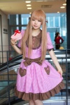 bow cosplay dress gift hairbows heart ichinomiya_kanna original red_hair twintails rating:Safe score:0 user:pixymisa