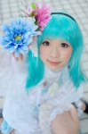 blouse blue_hair cosplay garters hairband miniskirt original skirt zero_inch rating:Safe score:0 user:nil!