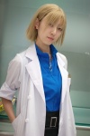 akagi_ritsuko blonde_hair cosplay lab_coat manami neon_genesis_evangelion rating:Safe score:1 user:nil!