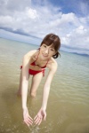 beach bikini cleavage nakagawa_anna ocean ponytail side-tie_bikini swimsuit wet ys_web_371 rating:Safe score:1 user:nil!