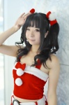 camisole cosplay miniskirt mumuko original santa_costume skirt twintails rating:Safe score:0 user:nil!