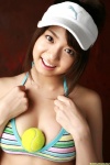 bikini_top cleavage dgc_0529 nakamura_shizuka ponytail swimsuit visor rating:Safe score:0 user:nil!