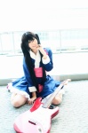 cosplay guitar kei k-on! nakano_azusa twintails yukata rating:Safe score:1 user:nil!