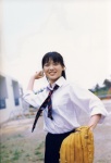 baseball baseball_glove blouse costume maimi miniskirt pleated_skirt school_uniform skirt tie yajima_maimi rating:Safe score:0 user:nil!