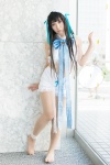 bows chitanda_eru cosplay croptop hairband hair_ribbons hyouka ribbon shorts yaya rating:Safe score:2 user:pixymisa