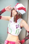 cosplay croptop detached_sleeves hat houtou_singi kunoichi kunoichi_(sm) midriff sengoku_musou trousers rating:Safe score:0 user:nil!