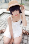 asae_ayato cosplay dress gokou_ruri ore_no_imouto_ga_konna_ni_kawaii_wake_ga_nai purple_eyes purple_hair straw_hat rating:Safe score:1 user:pixymisa