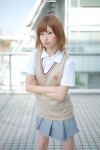 blouse cosplay futsure misaka_mikoto pleated_skirt skirt sweater to_aru_kagaku_no_railgun rating:Safe score:0 user:pixymisa