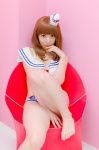 bikini cosplay green_eyes hat koyomi original red_hair swimsuit rating:Safe score:0 user:pixymisa