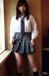 blouse costume kneesocks koizumi_maya miniskirt miss_actress_vol_84 plaid pleated_skirt school_uniform skirt skirt_lift tie rating:Safe score:0 user:nil!