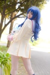 blue_hair cosplay heartcatch_precure! kneesocks kurumi_erika pleated_skirt plushie pretty_cure sailor_uniform school_uniform skirt sumika rating:Safe score:2 user:pixymisa