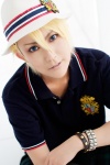 blonde_hair cosplay hat masamune polo_shirt sho_kurusu trousers uta_no_prince-sama rating:Safe score:0 user:pixymisa
