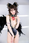 cleavage cosplay hairbow leotard mike reiuji_utsuho touhou wings rating:Safe score:1 user:nil!