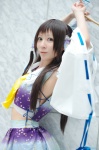 cosplay croptop detached_sleeves hairbow hakurei_reimu maropapi sarashi skirt touhou rating:Safe score:1 user:nil!