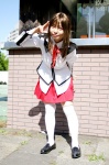 cosplay misumi_shoko otomiya_haine school_uniform shinshi_doumei_cross skirt thighhighs rating:Safe score:0 user:Log
